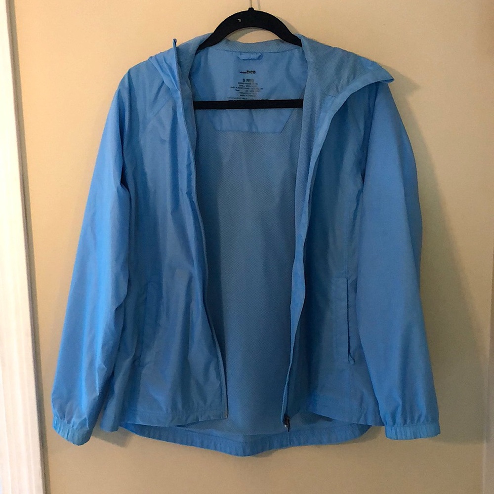 L.L. Bean Light Blue Raincoat